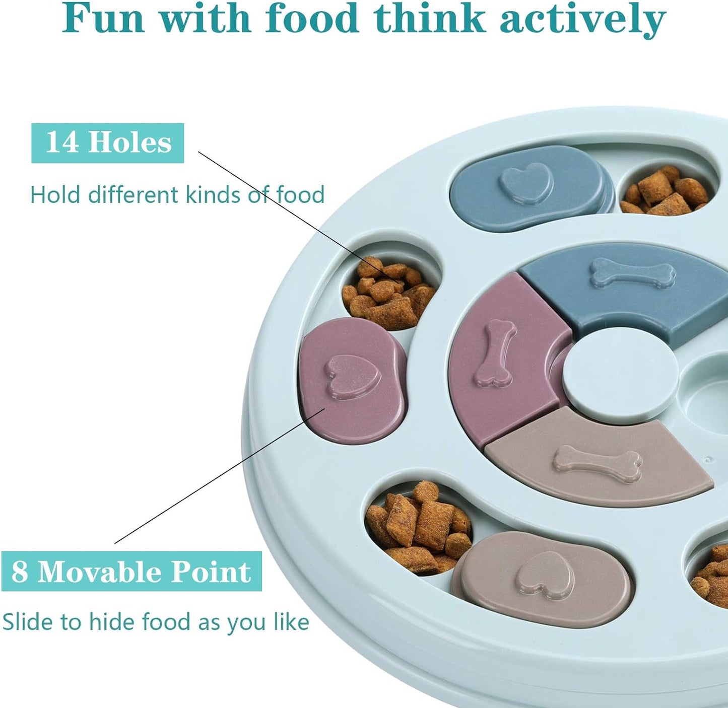 Slow Feeder Puzzle Bowl