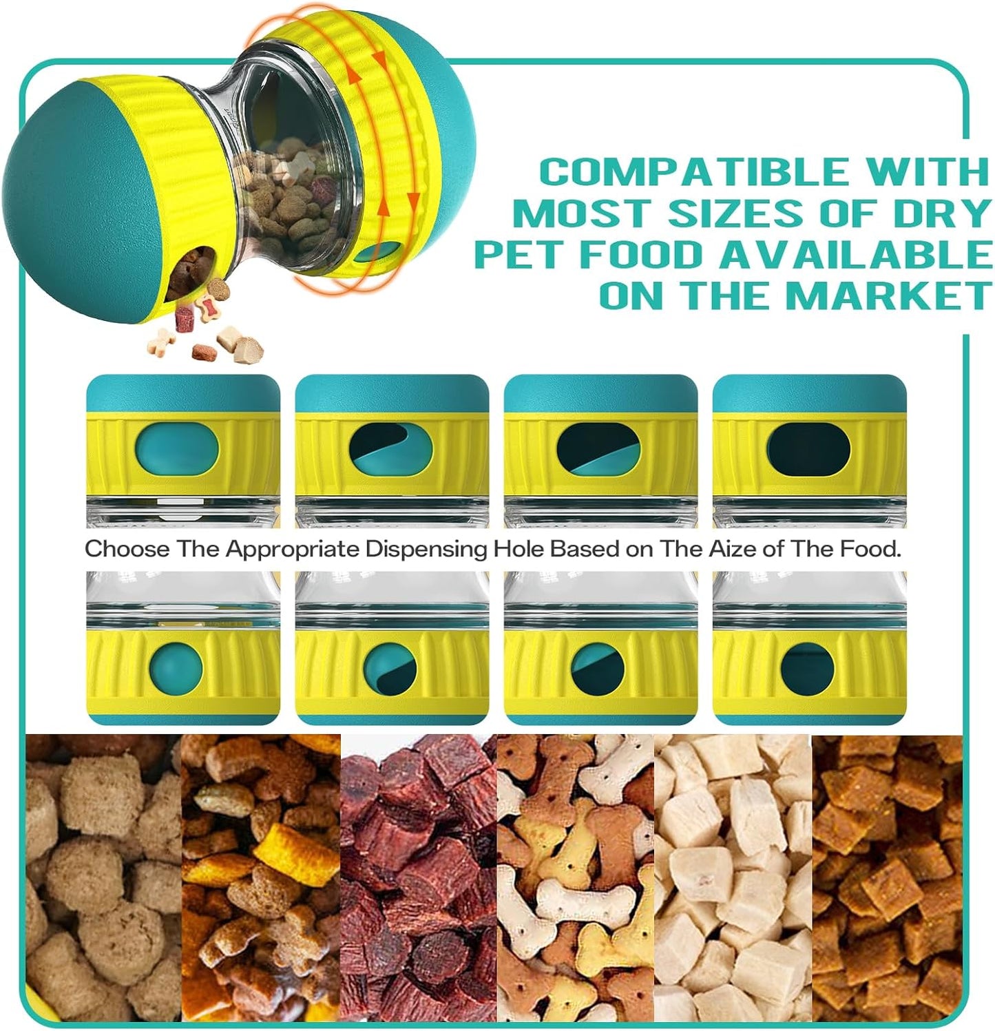 Interactive Kibble & Treat Dispenser