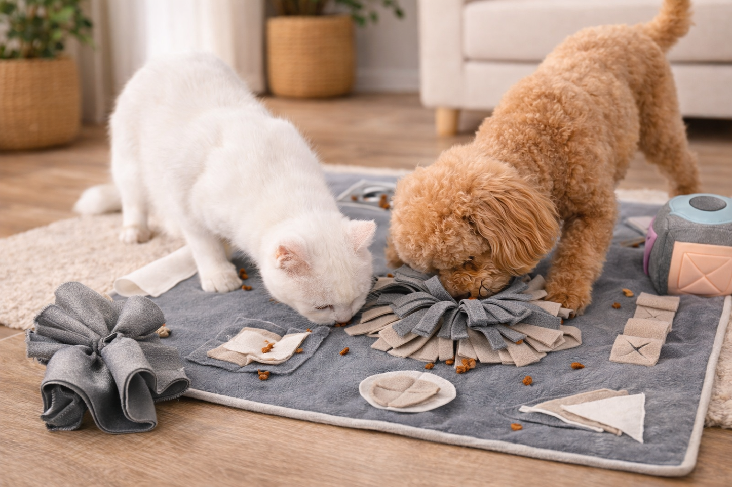 Snuffle Slow Feeding Mat – Grey