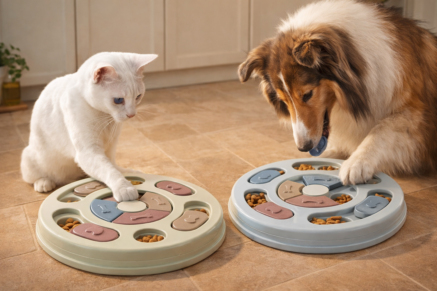 Slow Feeder Puzzle Bowl