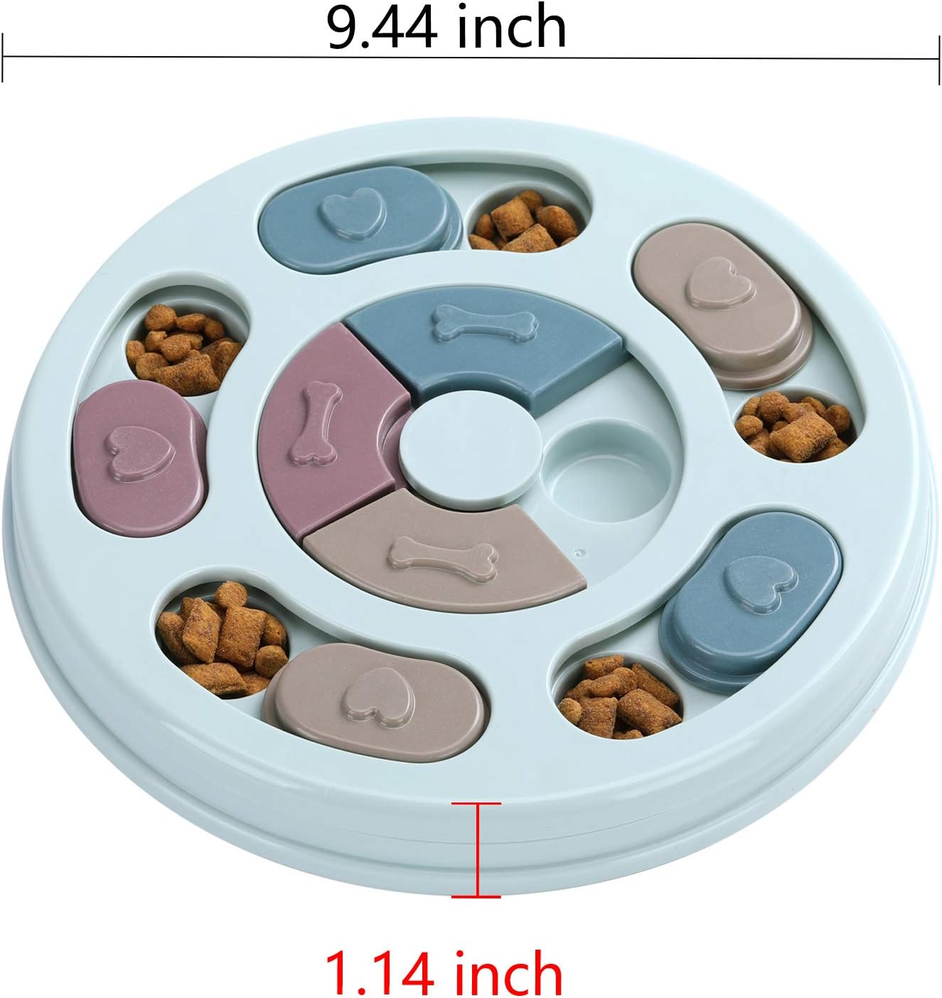Slow Feeder Puzzle Bowl